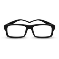 Vision Brille isoliert auf ein Weiß Hintergrund. Augenheilkunde, Gesundheitswesen und Medizin. Illustration, Vektor