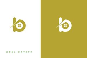 b Logo Design Konzept vektor