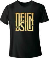 professionell t-shirt vektor mall design