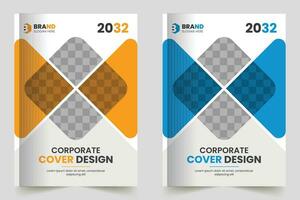 korporativ Geschäft Buch Startseite Design. Fachmann Design zum korporativ Geschäft vektor