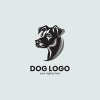 Hund Logo Design Vektor Lager Illustration