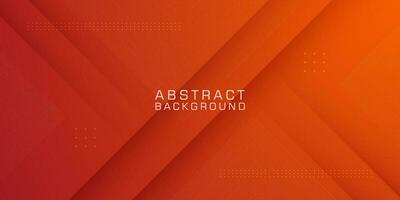 abstrakt orange bakgrund med rand, former och skugga mönster. trendig orange design. Häftigt och modern begrepp. eps10 vektor