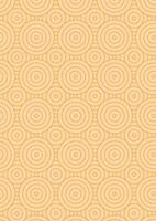 abstrakt Kreis Linie Hintergrund Illustration Papier Größe mit Orange Farbe. vektor