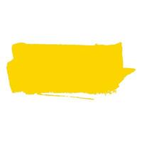 Gelb Tinte Farbe Bürste Schlaganfall vektor
