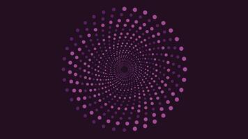 abstrakt spiral symbol virvel bakgrund i lila och ble vektor