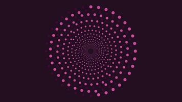 abstrakt spiral symbol virvel bakgrund i lila och ble vektor
