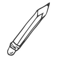 Bleistift Vektor skizzieren Zeichnung im Gekritzel Stil