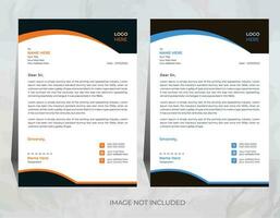 vektor professionell brev mall design för din företag