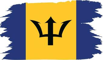 barbados nationell flagga i vektor