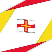 Guernsey Flagge abstrakt Hintergrund Design Vorlage. Guernsey Unabhängigkeit Tag Banner Sozial Medien Post. Guernsey vektor