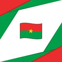 Burkina faso flagga abstrakt bakgrund design mall. Burkina faso oberoende dag baner social media posta. Burkina faso vektor