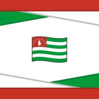 abkhazia Flagge abstrakt Hintergrund Design Vorlage. abkhazia Unabhängigkeit Tag Banner Sozial Medien Post. abkhazia Vektor