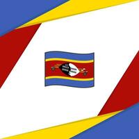 eswatini Flagge abstrakt Hintergrund Design Vorlage. eswatini Unabhängigkeit Tag Banner Sozial Medien Post. eswatini vektor
