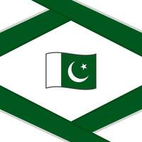 pakistan flagga abstrakt bakgrund design mall. pakistan oberoende dag baner social media posta. pakistan mall vektor