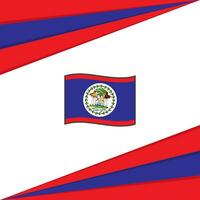 belize flagga abstrakt bakgrund design mall. belize oberoende dag baner social media posta. belize design vektor