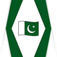 pakistan flagga abstrakt bakgrund design mall. pakistan oberoende dag baner social media posta. pakistan bakgrund vektor