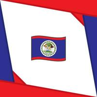 belize Flagge abstrakt Hintergrund Design Vorlage. belize Unabhängigkeit Tag Banner Sozial Medien Post. belize Unabhängigkeit Tag vektor