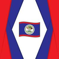 belize flagga abstrakt bakgrund design mall. belize oberoende dag baner social media posta. belize bakgrund vektor