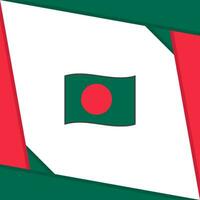 Bangladesch Flagge abstrakt Hintergrund Design Vorlage. Bangladesch Unabhängigkeit Tag Banner Sozial Medien Post. Bangladesch Unabhängigkeit Tag vektor