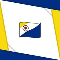 Bonaire Flagge abstrakt Hintergrund Design Vorlage. Bonaire Unabhängigkeit Tag Banner Sozial Medien Post. Bonaire Unabhängigkeit Tag vektor