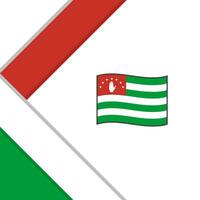 abkhazia flagga abstrakt bakgrund design mall. abkhazia oberoende dag baner social media posta. abkhazia illustration vektor