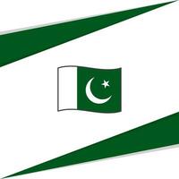 Pakistan Flagge abstrakt Hintergrund Design Vorlage. Pakistan Unabhängigkeit Tag Banner Sozial Medien Post. Pakistan Design vektor