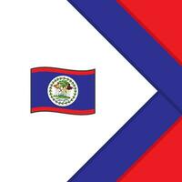 belize Flagge abstrakt Hintergrund Design Vorlage. belize Unabhängigkeit Tag Banner Sozial Medien Post. belize Karikatur vektor