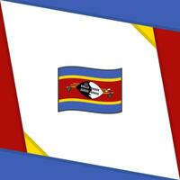 eswatini Flagge abstrakt Hintergrund Design Vorlage. eswatini Unabhängigkeit Tag Banner Sozial Medien Post. eswatini Unabhängigkeit Tag vektor