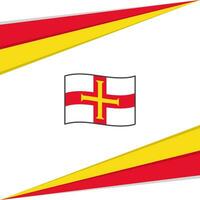 Guernsey Flagge abstrakt Hintergrund Design Vorlage. Guernsey Unabhängigkeit Tag Banner Sozial Medien Post. Guernsey Design vektor