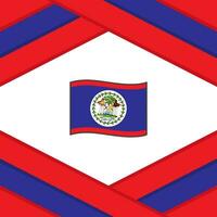 belize Flagge abstrakt Hintergrund Design Vorlage. belize Unabhängigkeit Tag Banner Sozial Medien Post. belize Vorlage vektor