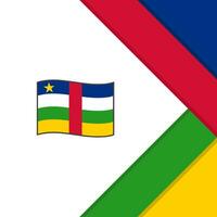 central afrikansk republik flagga abstrakt bakgrund design mall. central afrikansk republik oberoende dag baner social media posta. central afrikansk republik tecknad serie vektor