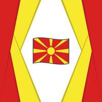 norr macedonia flagga abstrakt bakgrund design mall. norr macedonia oberoende dag baner social media posta. norr macedonia bakgrund vektor