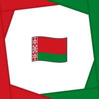 Vitryssland flagga abstrakt bakgrund design mall. Vitryssland oberoende dag baner social media posta. Vitryssland baner vektor