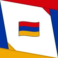 Armenien Flagge abstrakt Hintergrund Design Vorlage. Armenien Unabhängigkeit Tag Banner Sozial Medien Post. Armenien Unabhängigkeit Tag vektor