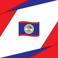 belize flagga abstrakt bakgrund design mall. belize oberoende dag baner social media posta. belize vektor