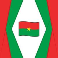 Burkina Faso Flagge abstrakt Hintergrund Design Vorlage. Burkina Faso Unabhängigkeit Tag Banner Sozial Medien Post. Burkina Faso Hintergrund vektor