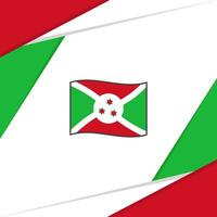 Burundi Flagge abstrakt Hintergrund Design Vorlage. Burundi Unabhängigkeit Tag Banner Sozial Medien Post. Burundi vektor