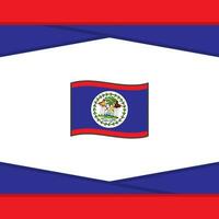 belize Flagge abstrakt Hintergrund Design Vorlage. belize Unabhängigkeit Tag Banner Sozial Medien Post. belize Vektor