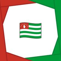 abkhazia Flagge abstrakt Hintergrund Design Vorlage. abkhazia Unabhängigkeit Tag Banner Sozial Medien Post. abkhazia Banner vektor