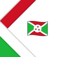 Burundi Flagge abstrakt Hintergrund Design Vorlage. Burundi Unabhängigkeit Tag Banner Sozial Medien Post. Burundi Illustration vektor