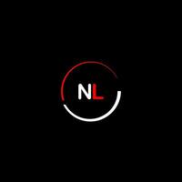 nl kreativ modern brev logotyp design mall vektor