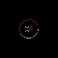 xp kreativ modern Briefe Logo Design Vorlage vektor