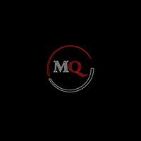 mq kreativ modern brev logotyp design mall vektor