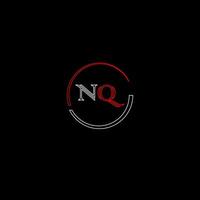 nq kreativ modern Briefe Logo Design Vorlage vektor