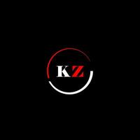 kzcreative modern Briefe Logo Design Vorlage vektor