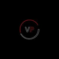 vp kreativ modern Briefe Logo Design Vorlage vektor