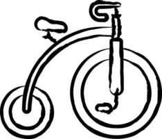 Fahrrad Hand gezeichnet Vektor Illustration