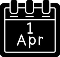 April 1 Vektor Symbol