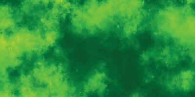 grön vattenfärg bakgrund. grön vattenfärg grunge. grön vattenfärg målning. abstrakt vattenfärg bakgrund med Plats vektor