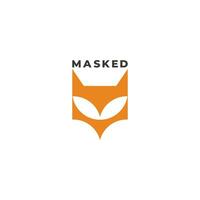 Brief m Maske einfach geometrisch Logo Vektor